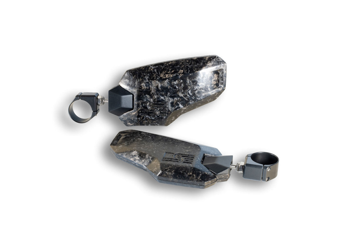 Carbon Fiber UTV Mirrors – Universal Clamp-On Set