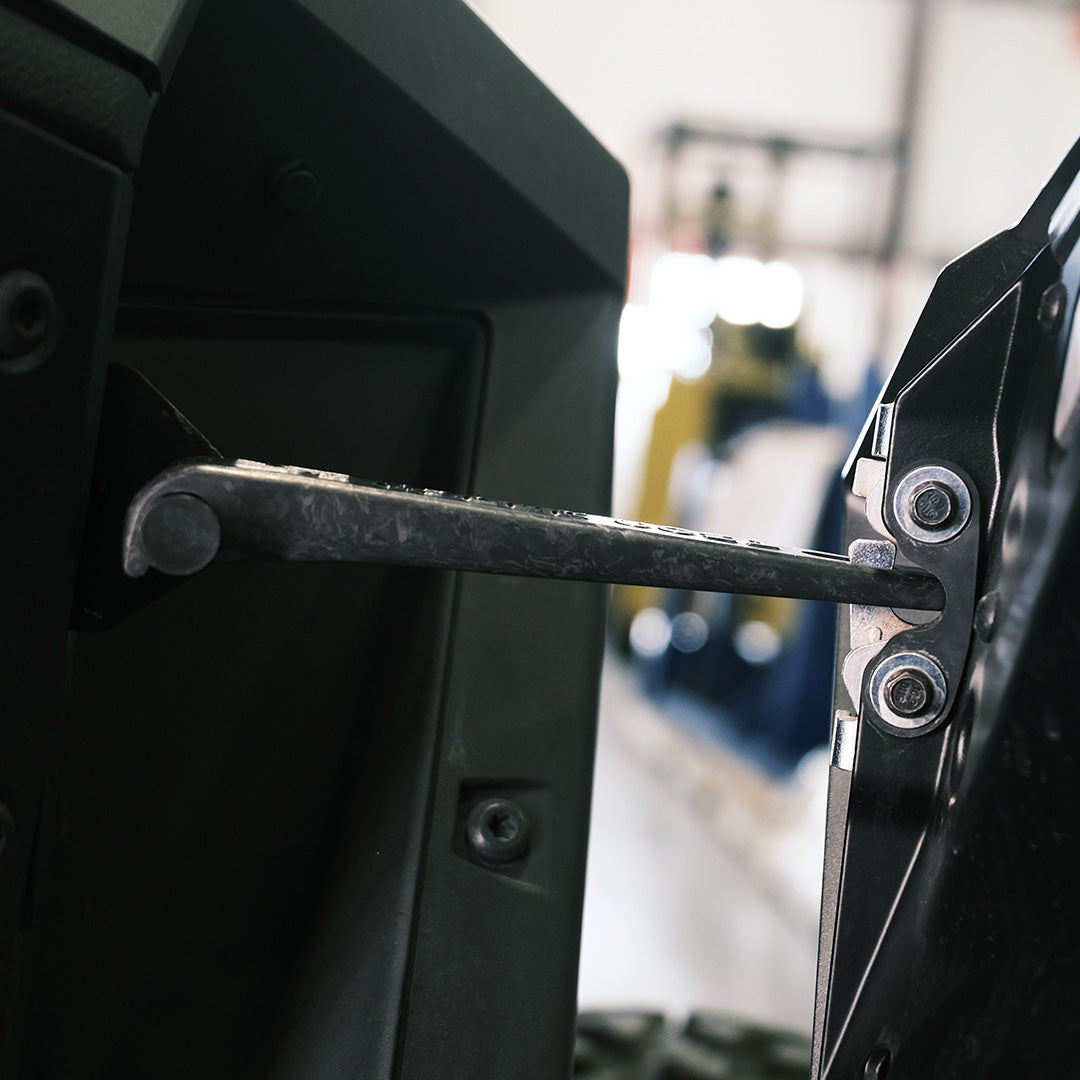 Photo of Carbon Fiber UTV Aero Door Latches by Super Comp USA - Premium Door Latches for UTVs / Side by Sides