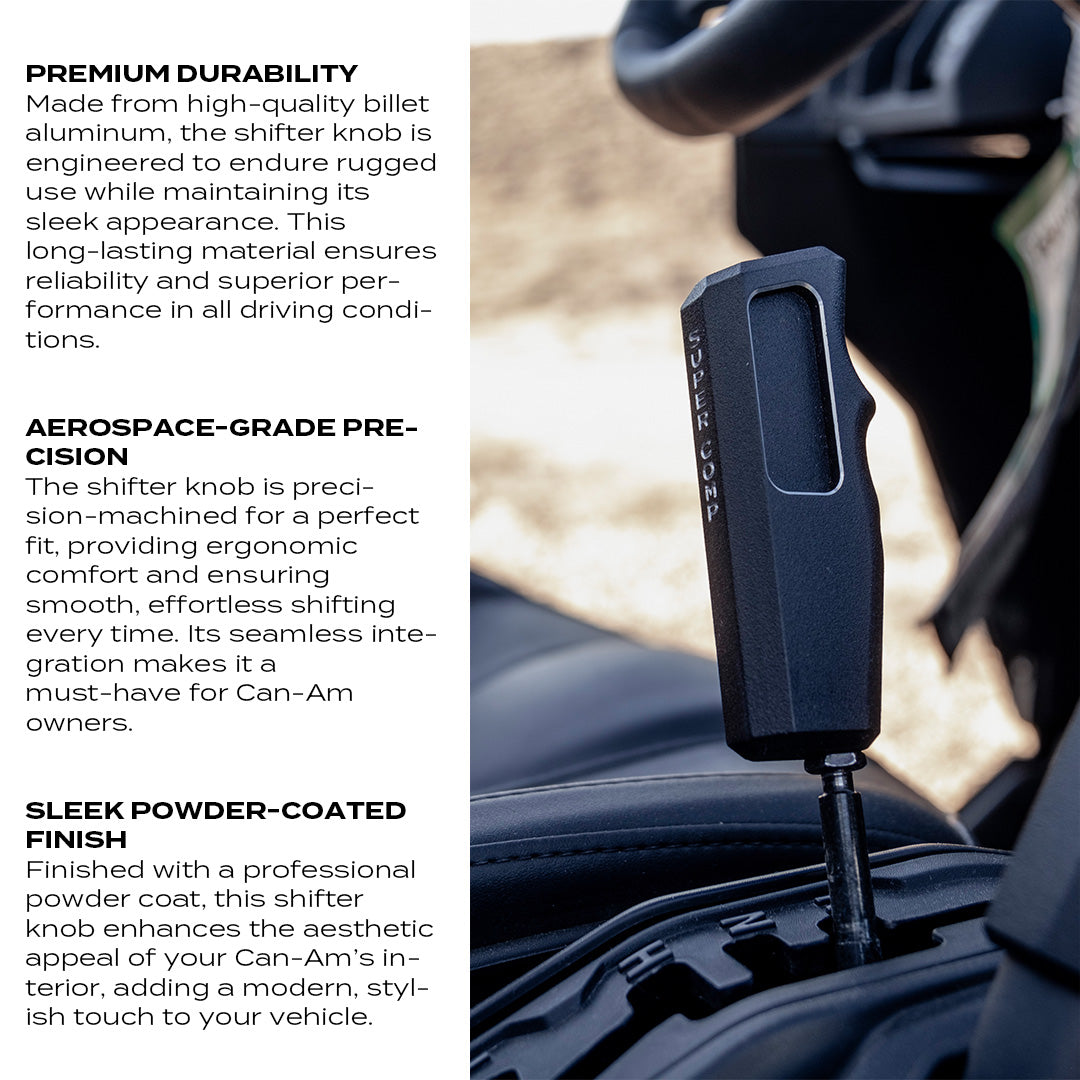 Photo of Can-Am Shifter Knob by Super Comp USA - Premium Shifter Knob for UTVs / Side by Sides