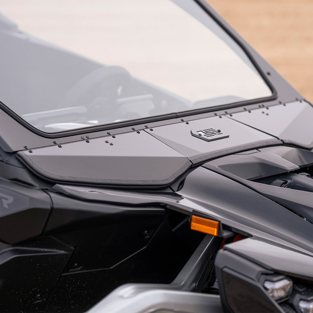 Photo of Can-Am Maverick R Front Windshield by Super Comp USA - Premium Glass Front Windshield for UTVs / Side by Sides