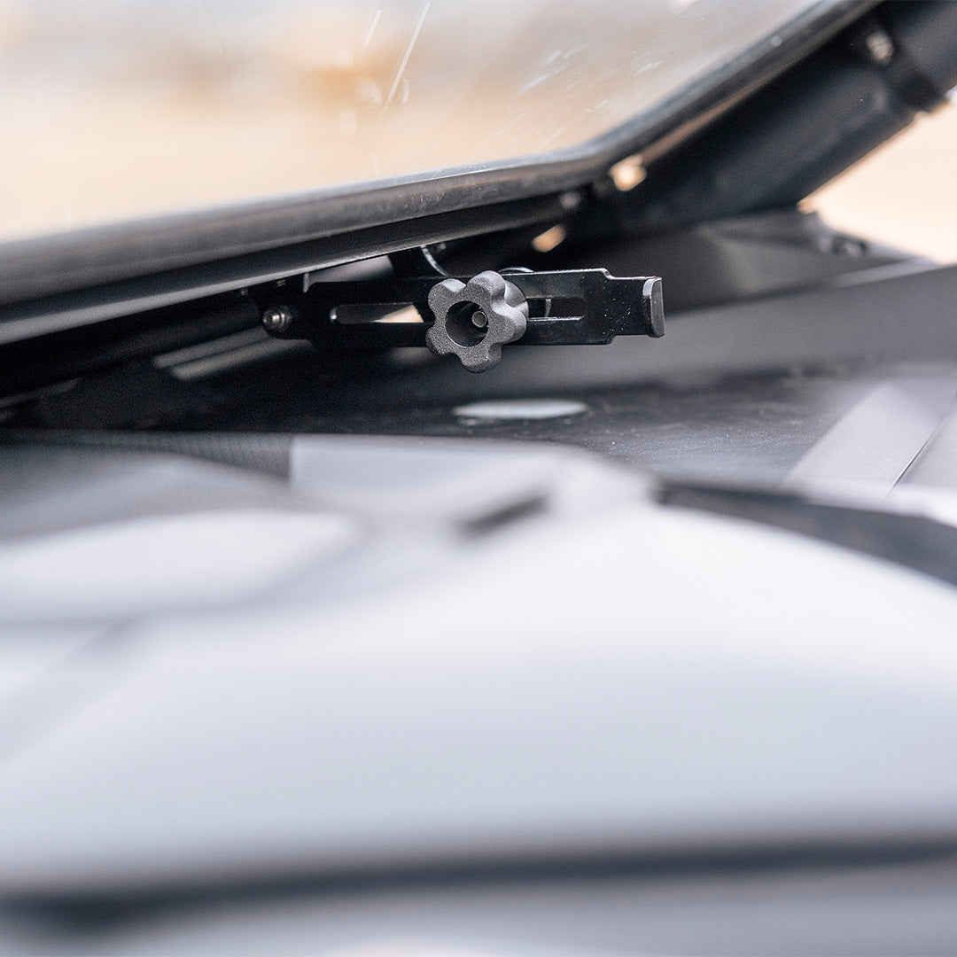 Photo of Can-Am Maverick R Front Windshield by Super Comp USA - Premium Glass Front Windshield for UTVs / Side by Sides