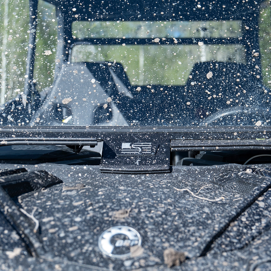 Photo of Can-Am Maverick Sport Front Windshield by Super Comp USA - Premium Glass Front Windshield for UTVs / Side by Sides