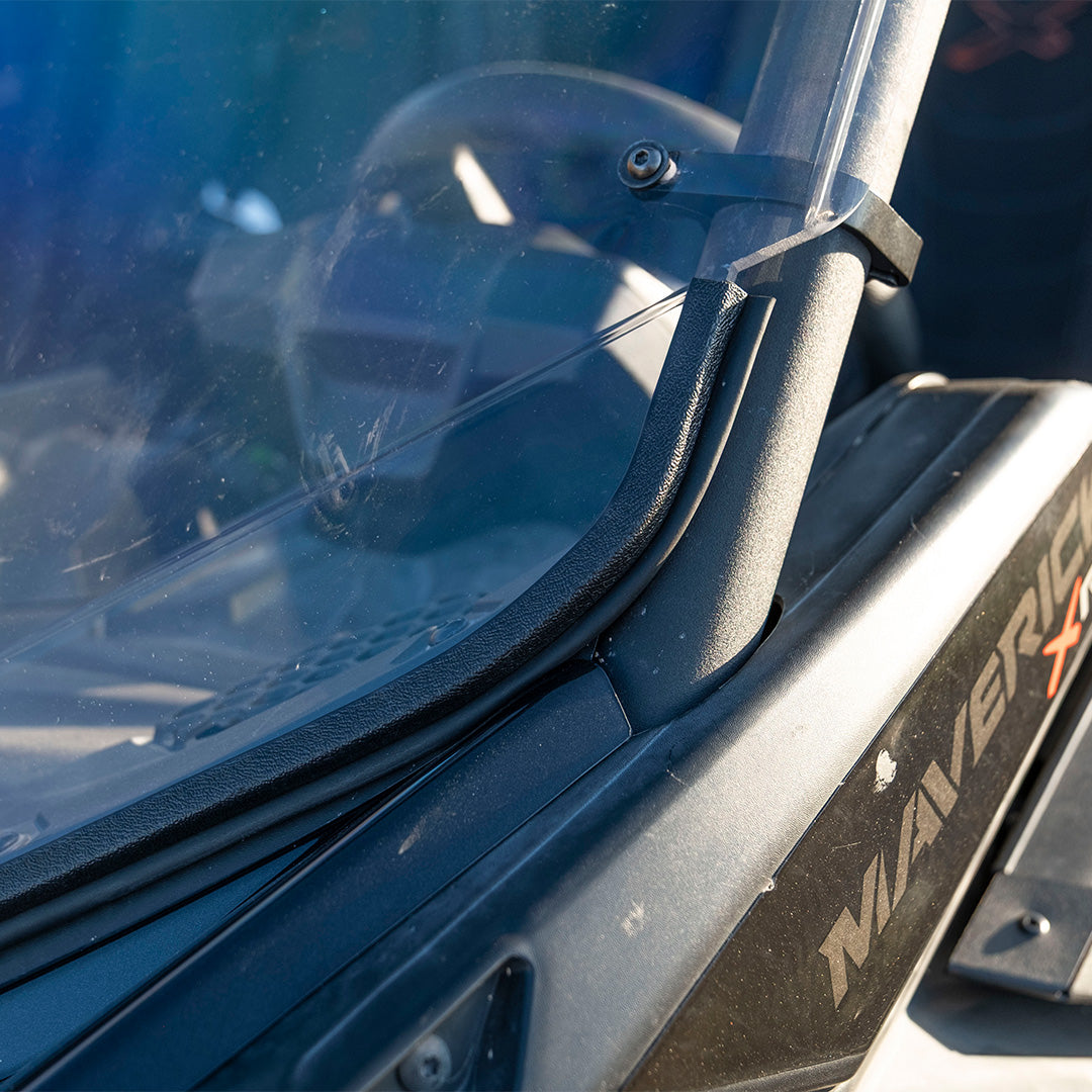Photo of Can-Am Maverick X3 Polycarbonate Full Front Windshield by Super Comp USA - Premium Polycarbonate Front Windshield for UTVs / Side by Sides