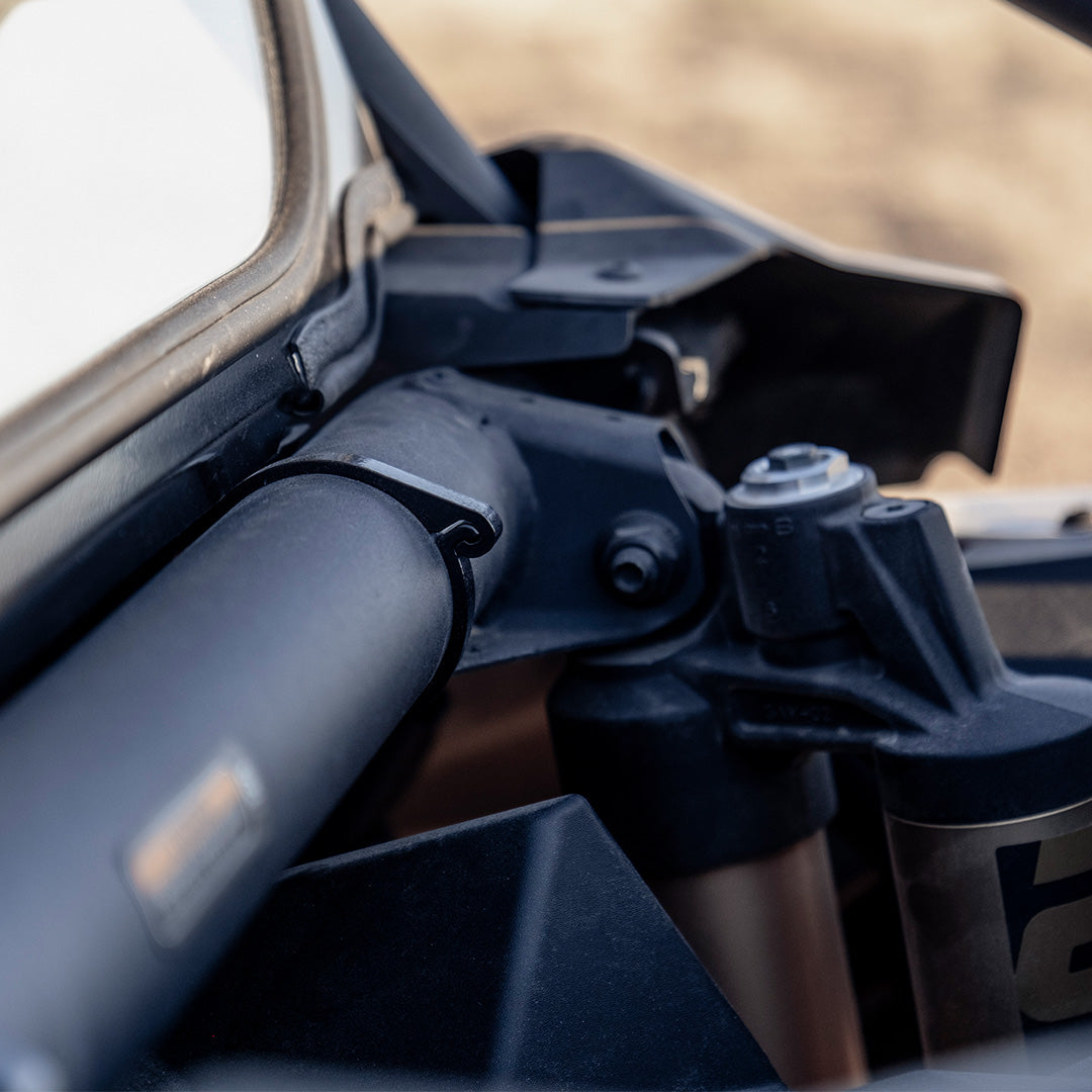 Photo of Can-Am Maverick X3 Rear Windshield by Super Comp USA - Premium Rear Windshield for UTVs / Side by Sides