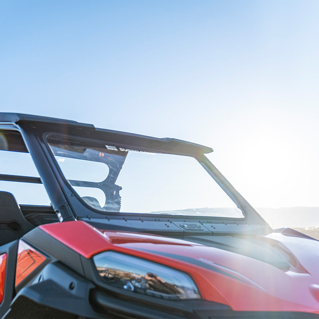 Photo of CF Moto 950 Sport Front Windshield by Super Comp USA - Premium Glass Front Windshield for UTVs / Side by Sides