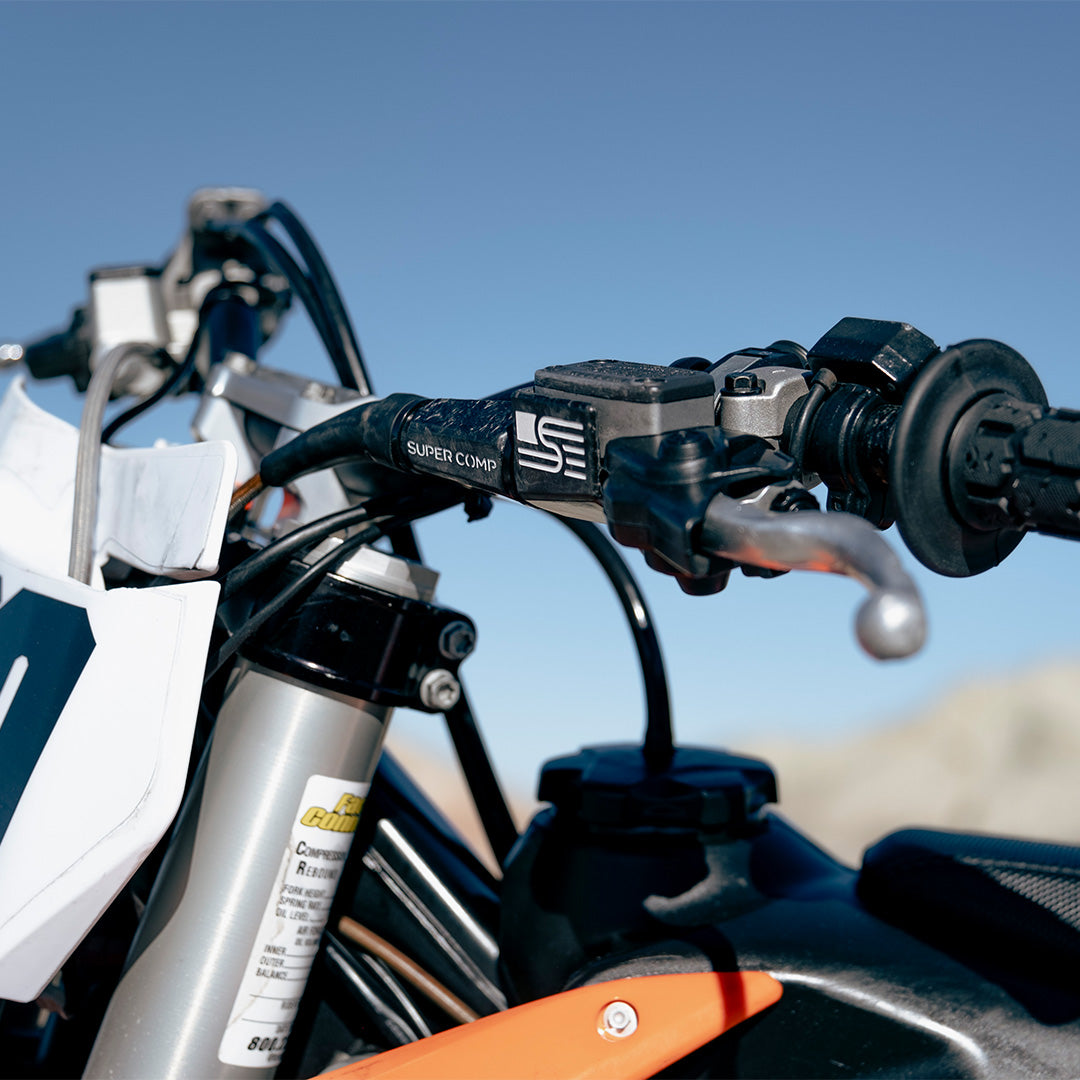 Photo of Super Comp Fusion Fiber Clutch Reservoir Guard (KTM, Gas Gas, Husqvarna) by Super Comp USA - Premium MX Clutch Guard for UTVs / Side by Sides