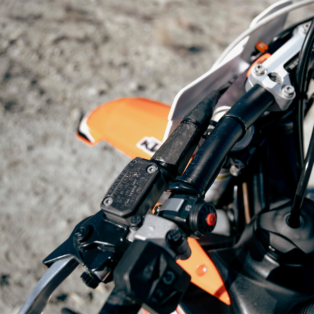 Photo of Super Comp Fusion Fiber Clutch Reservoir Guard (KTM, Gas Gas, Husqvarna) by Super Comp USA - Premium MX Clutch Guard for UTVs / Side by Sides