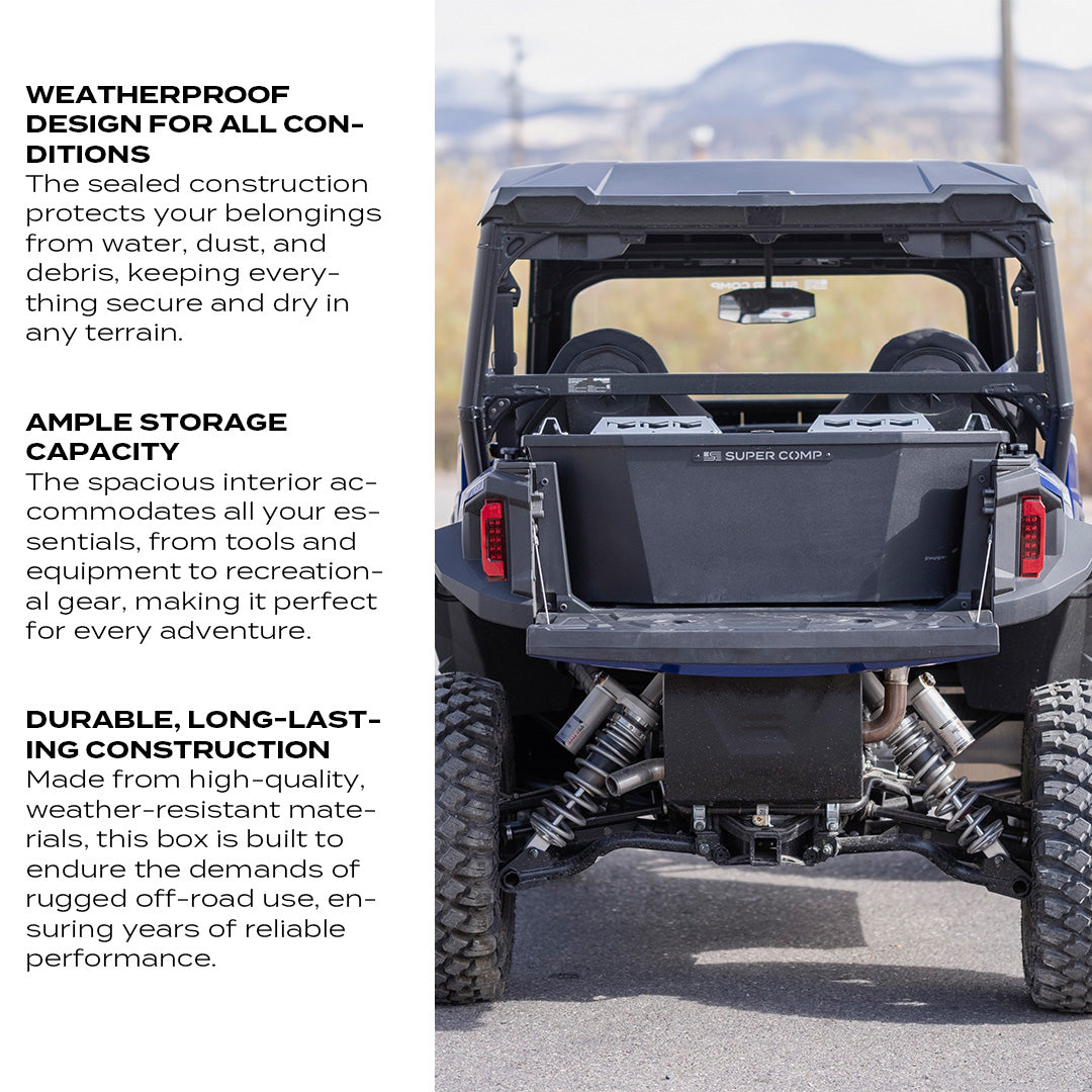 Photo of Polaris General Storage Box by Super Comp USA - Premium Storage for UTVs / Side by Sides
