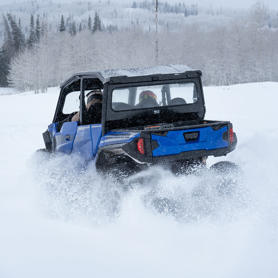 Photo of Polaris General Rear Windshield by Super Comp USA - Premium Rear Windshield for UTVs / Side by Sides