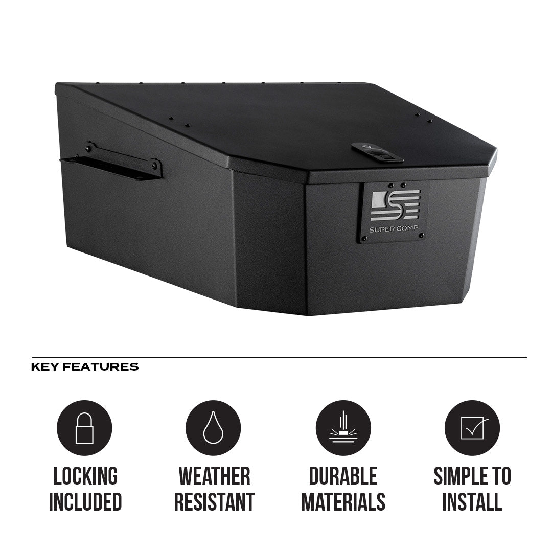 Photo of Polaris Pro R Storage Box by Super Comp USA - Premium Storage for UTVs / Side by Sides