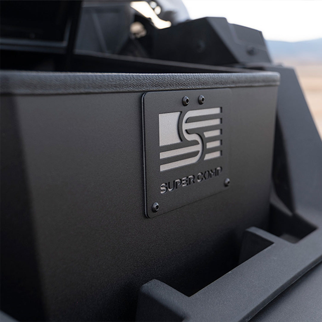 Photo of Polaris Pro R Storage Box by Super Comp USA - Premium Storage for UTVs / Side by Sides