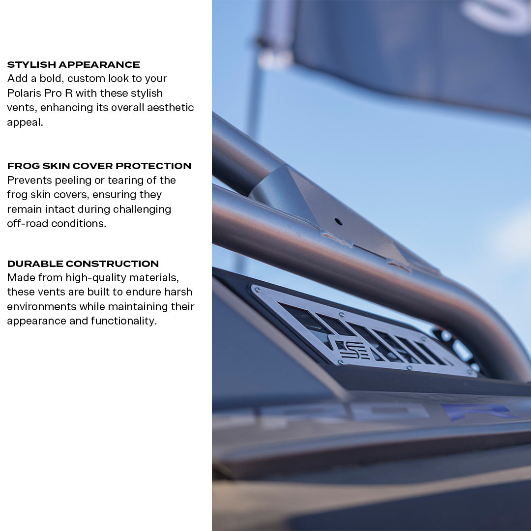 Photo of Polaris Pro R Clutch and Intake Vents by Super Comp USA - Premium Venting for UTVs / Side by Sides