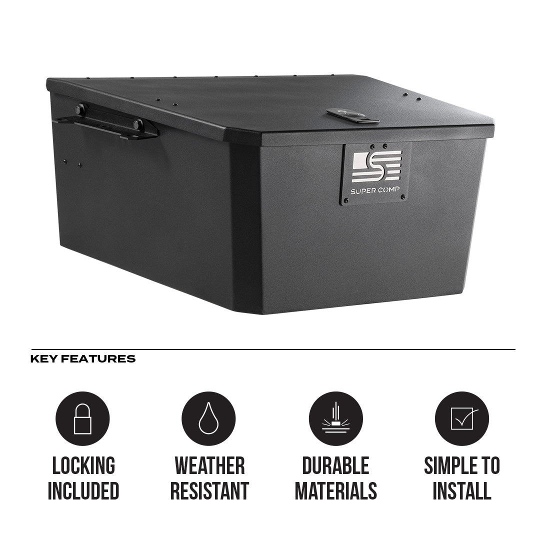 Photo of Polaris RZR Turbo R, Pro S, & Pro XP Storage Box by Super Comp USA - Premium Storage for UTVs / Side by Sides