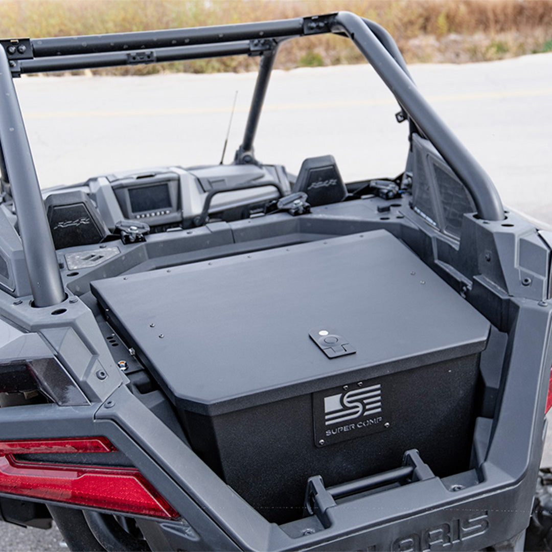 Photo of Polaris RZR Turbo R, Pro S, & Pro XP Storage Box by Super Comp USA - Premium Storage for UTVs / Side by Sides