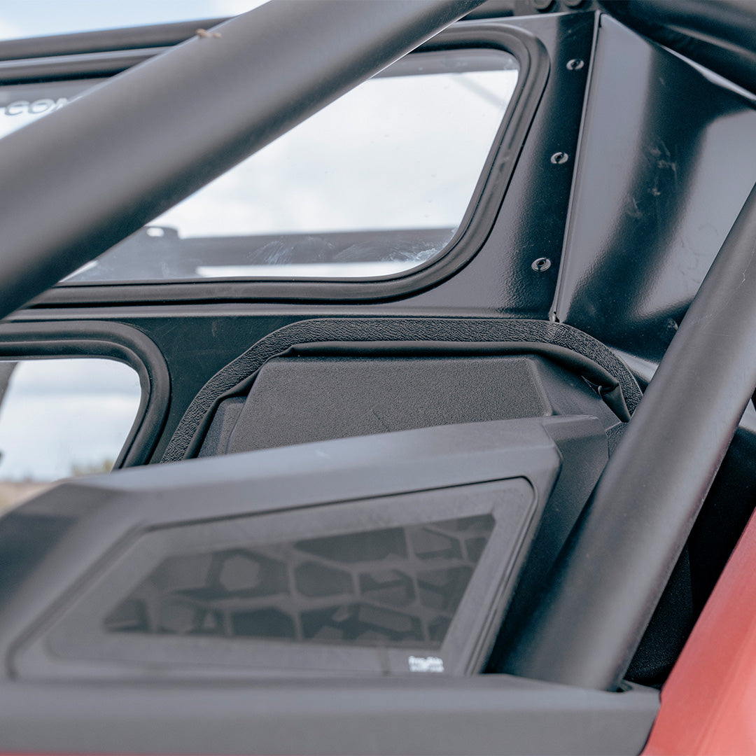 Photo of Polaris Pro XP Rear Windshield by Super Comp USA - Premium Rear Windshield for UTVs / Side by Sides