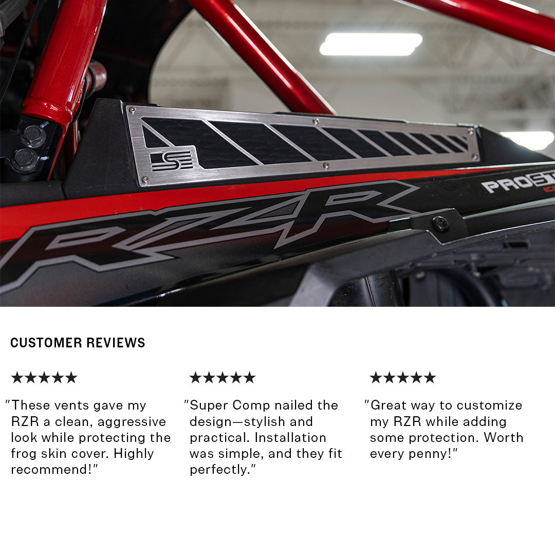 Photo of Polaris RZR XP 1000 (2013 - 2023) Clutch and Intake Vents by Super Comp USA - Premium Venting for UTVs / Side by Sides