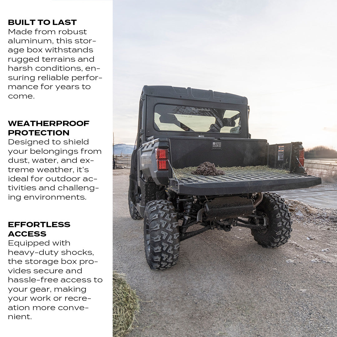 Photo of Polaris Ranger 1000 Storage Box by Super Comp USA - Premium Storage for UTVs / Side by Sides
