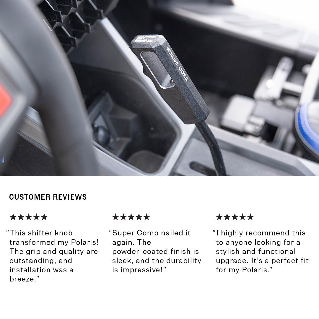 Photo of Polaris Shifter Knob by Super Comp USA - Premium Shifter Knob for UTVs / Side by Sides