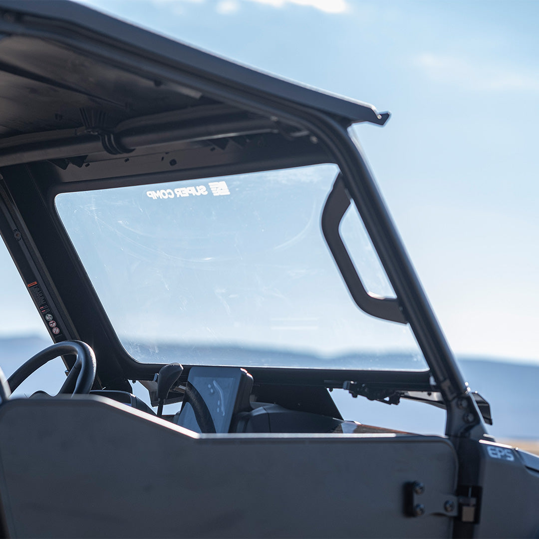 Photo of Segway UT10 Crew Front Windshield by Super Comp USA - Premium Glass Front Windshield for UTVs / Side by Sides