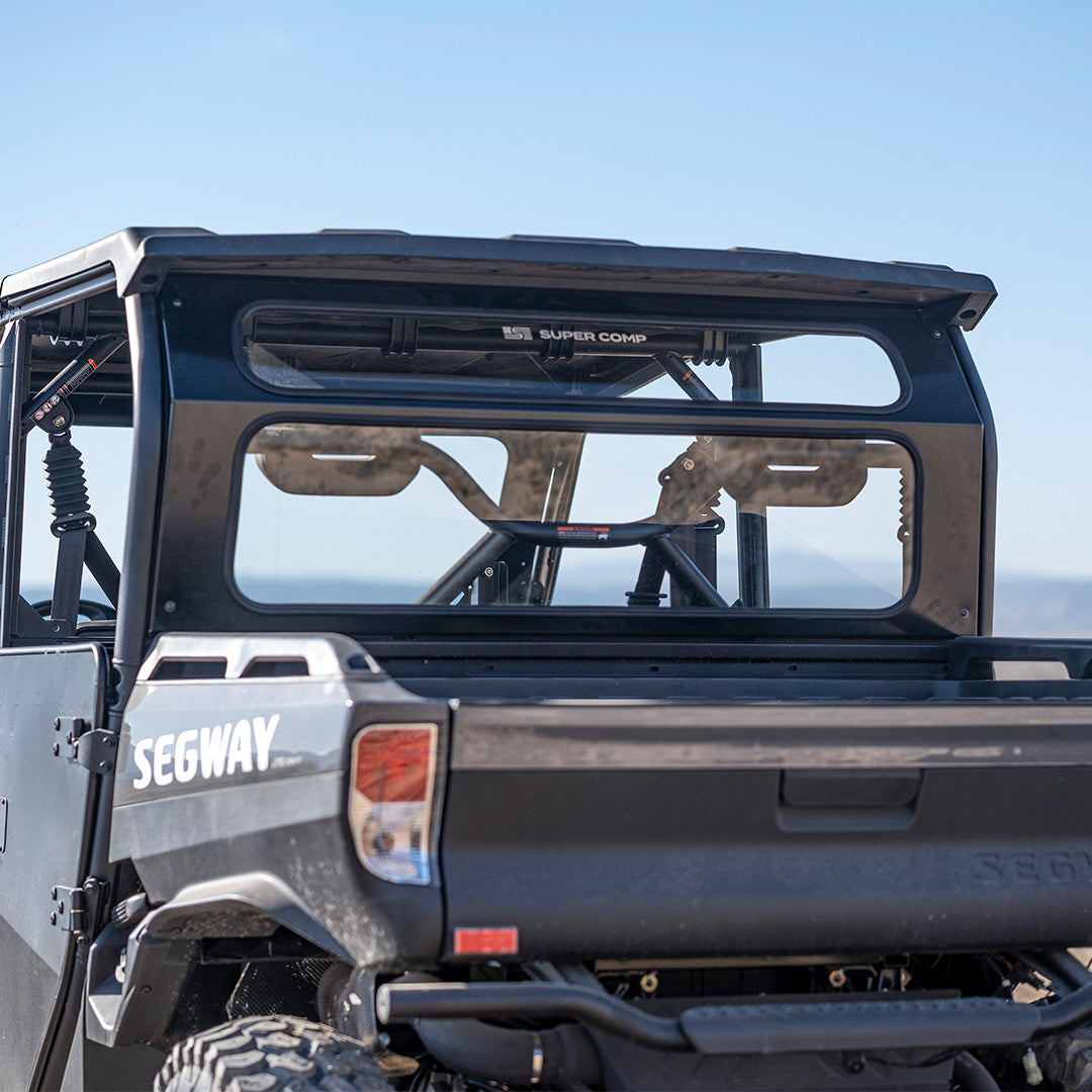 Photo of Segway UT10 Crew Rear Windshield by Super Comp USA - Premium Rear Windshield for UTVs / Side by Sides