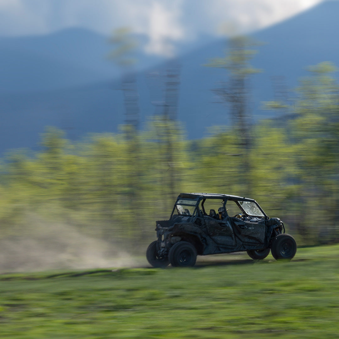 Photo of Can-Am Maverick Sport Rear Windshield by Super Comp USA - Premium Rear Windshield for UTVs / Side by Sides