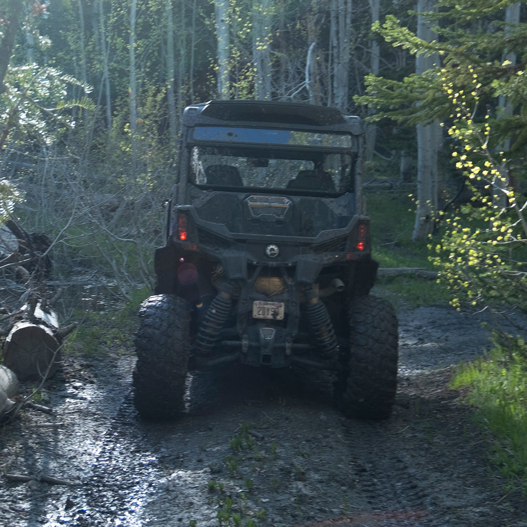 Photo of Can-Am Maverick Sport Rear Windshield by Super Comp USA - Premium Rear Windshield for UTVs / Side by Sides