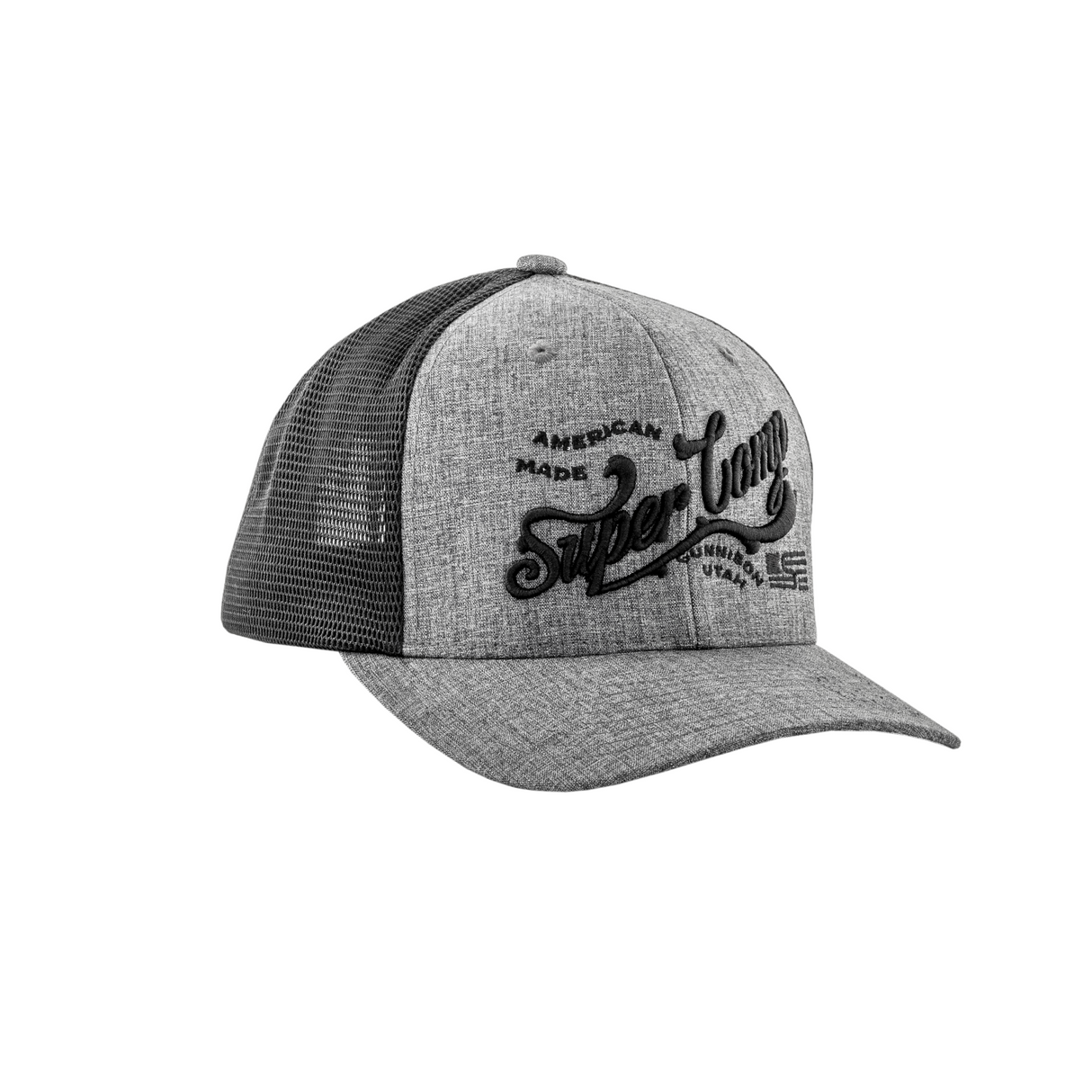 Photo of Super Comp FlexSnap Trucker Hat – Script Embroidered by Super Comp USA - Premium Apparel for UTVs / Side by Sides