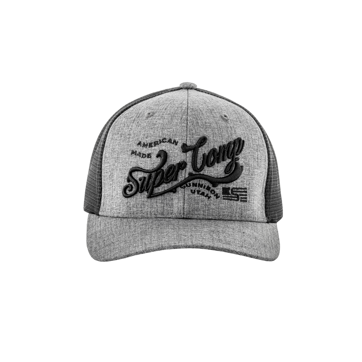 Photo of Super Comp FlexSnap Trucker Hat – Script Embroidered by Super Comp USA - Premium Apparel for UTVs / Side by Sides
