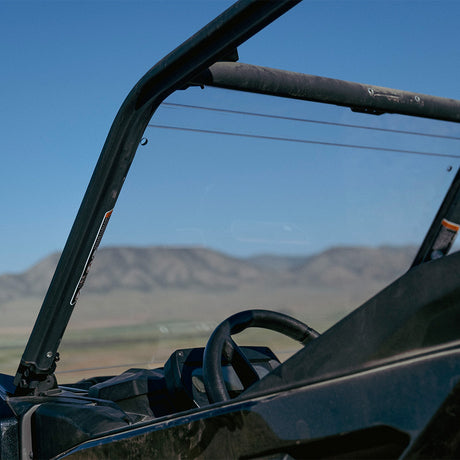 Photo of Commander/Maverick Sport/ Maverick Trail Polycarbonate Full Front Windshield by Super Comp USA - Premium Polycarbonate Front Windshield for UTVs / Side by Sides