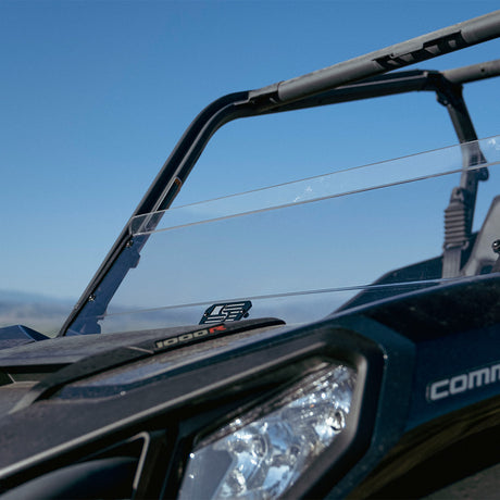 Photo of Commander/Maverick Sport/ Maverick Trail Polycarbonate Half Front Windshield by Super Comp USA - Premium Polycarbonate Front Windshield for UTVs / Side by Sides