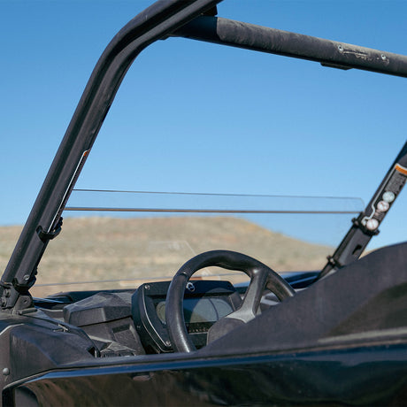 Photo of Commander/Maverick Sport/ Maverick Trail Polycarbonate Half Front Windshield by Super Comp USA - Premium Polycarbonate Front Windshield for UTVs / Side by Sides