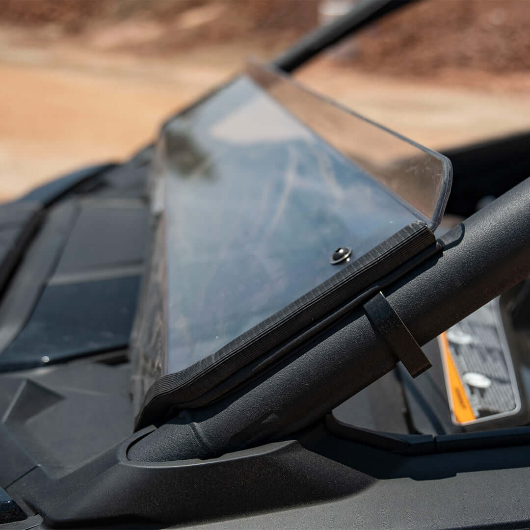 Can-Am Maverick R Polycarbonate Half Front Windshield – Super Comp