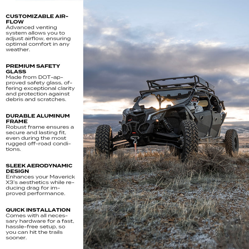 Front UTV Windshields | DOT-Approved – Super Comp