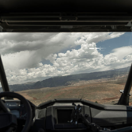 Photo of Polaris RZR Pro R Polycarbonate Full Front Windshield by Super Comp USA - Premium Polycarbonate Front Windshield for UTVs / Side by Sides