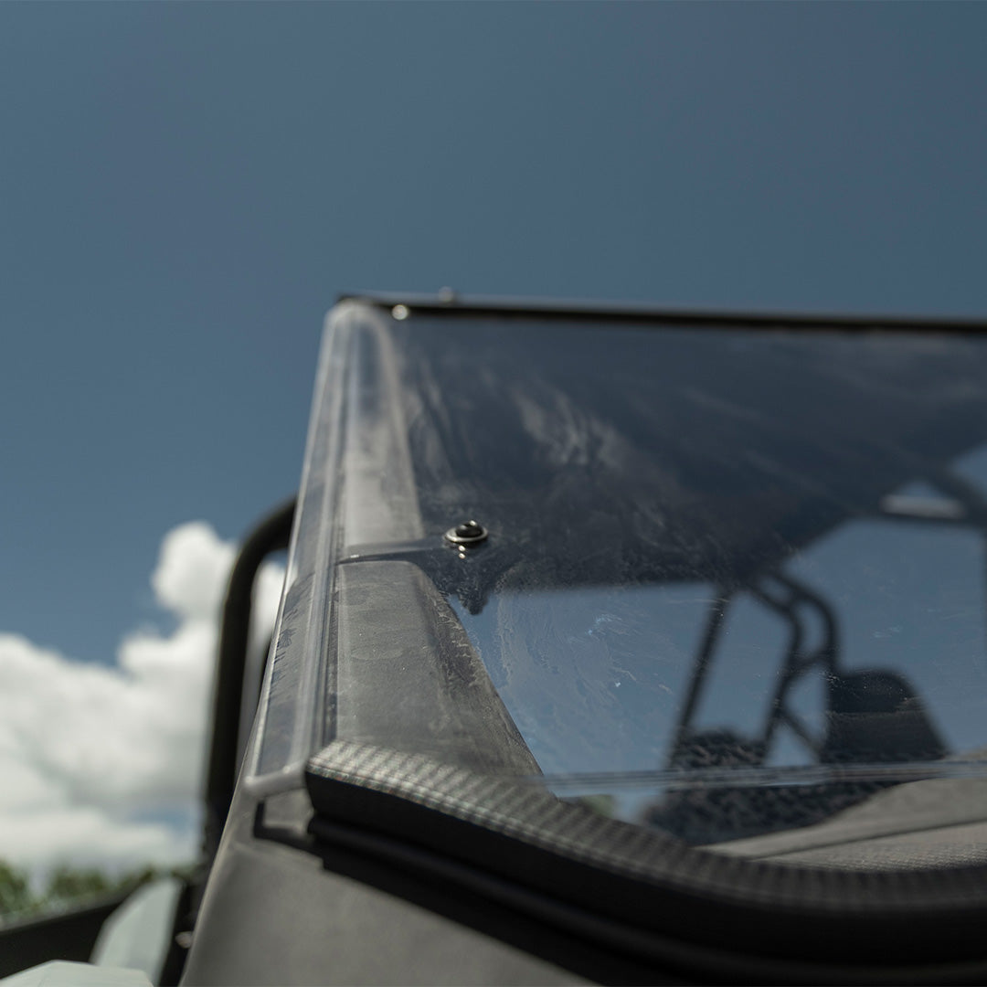 Photo of Polaris RZR Pro R Polycarbonate Full Front Windshield by Super Comp USA - Premium Polycarbonate Front Windshield for UTVs / Side by Sides