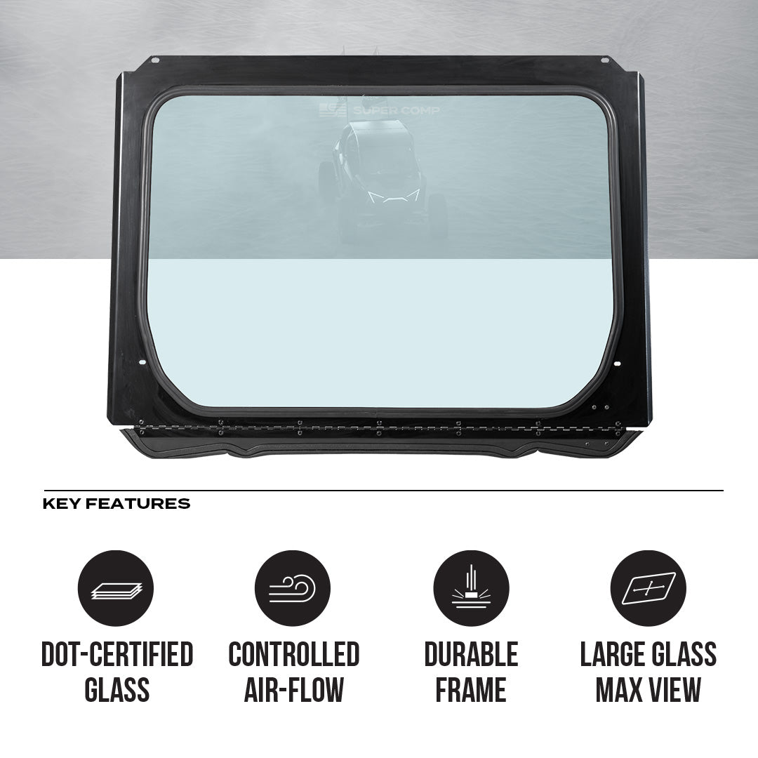 Polaris Pro R Front Windshield