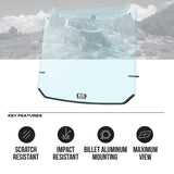 Photo of Polaris RZR Pro XP & Pro S Polycarbonate Full Front Windshield by Super Comp USA - Premium Polycarbonate Front Windshield for UTVs / Side by Sides