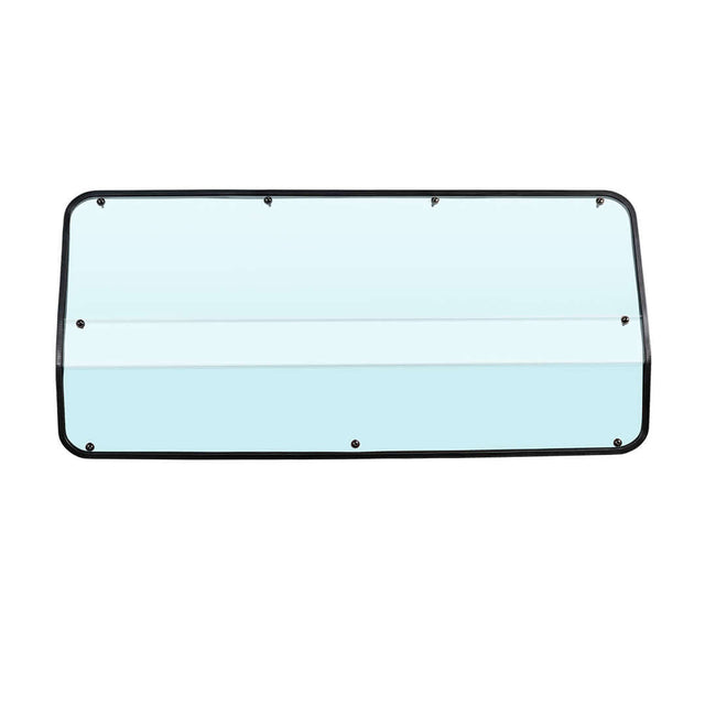 Full polycarbonate rear windshield for 2024+ Segway UT10 by Super Comp USA, designed for dust and wind protection.
