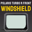 Polaris Turbo R Hinged Front Windshield