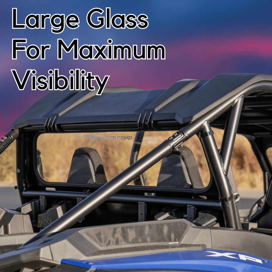 Polaris RZR XP 1000 Rear Windshield 2024+