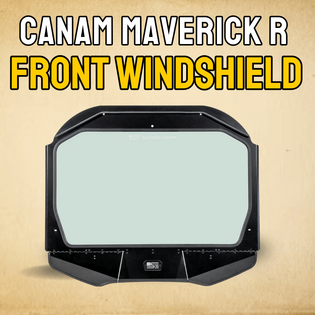 Can-Am Maverick R Hinged Front Windshield