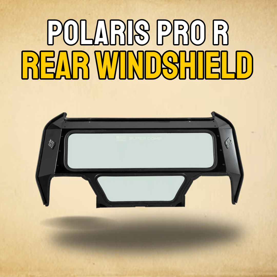 Polaris Pro R Rear Windshield