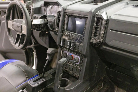 Photo of Polaris XPEDITION Forged Carbon Fiber Interior Trim by Super Comp - Premium for UTVs / Side by Sides