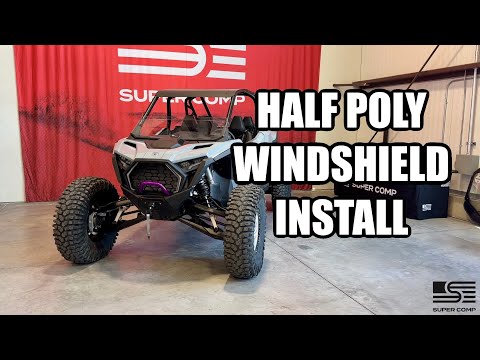 Polaris RZR Pro XP & Pro S Polycarbonate Half Front Windshield
